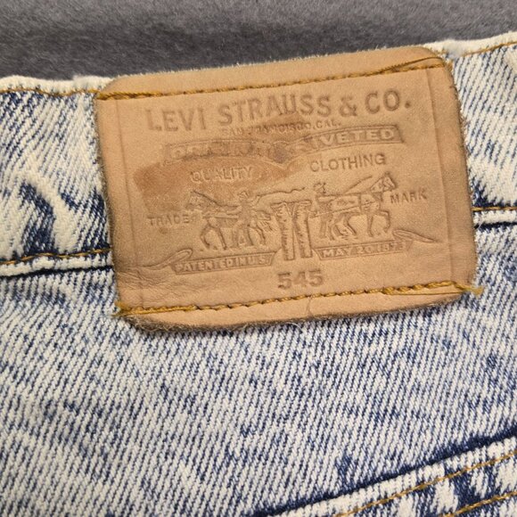 Levis 545 Vintage Men's Relaxed Fit Jeans W40 L32 Stained 90s - Picture 5 of 16